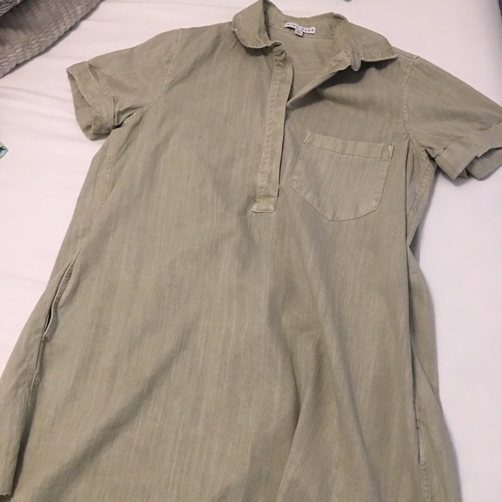 Miou muse light green dress